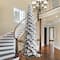 15ft. Pre-Lit Flocked Pencil Spruce Artificial Christmas Tree, Warm White LED Lights
